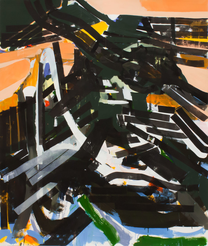 Shadow (2015) 182 x 152 cm Synthetic polymer paint and pigment on paper