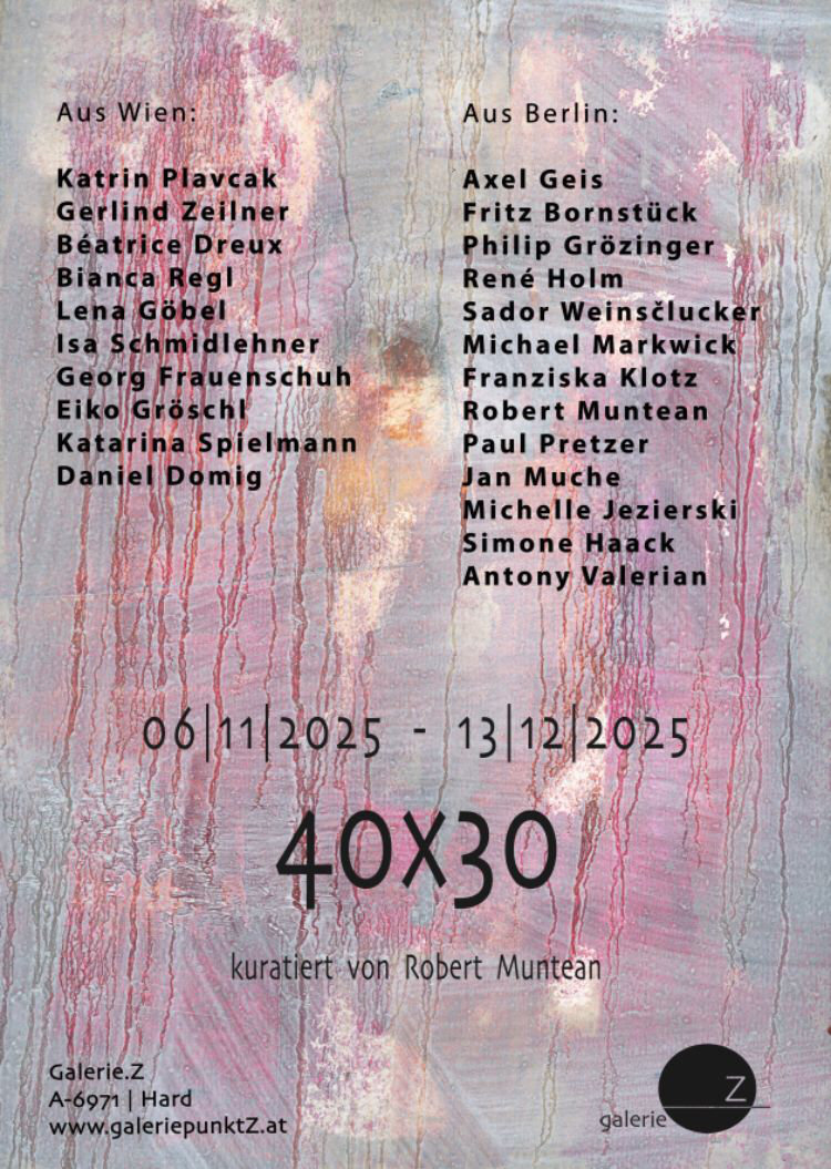 Group Exhibition: 40X30 @ Galerie.Z 2 galerie z 40 x 30