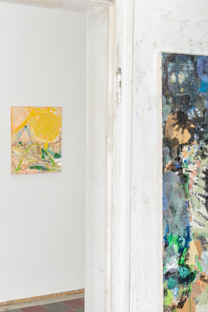 Solo exhibition “Mum, do caterpillars go to heaven?” by Michael Markwick at C U at Sadka, Kraków, Poland. 2025. Photo credit: Andrzej Frydrych. 10 C U at Sadka Michael Markwick Exhibition 2025 highQ