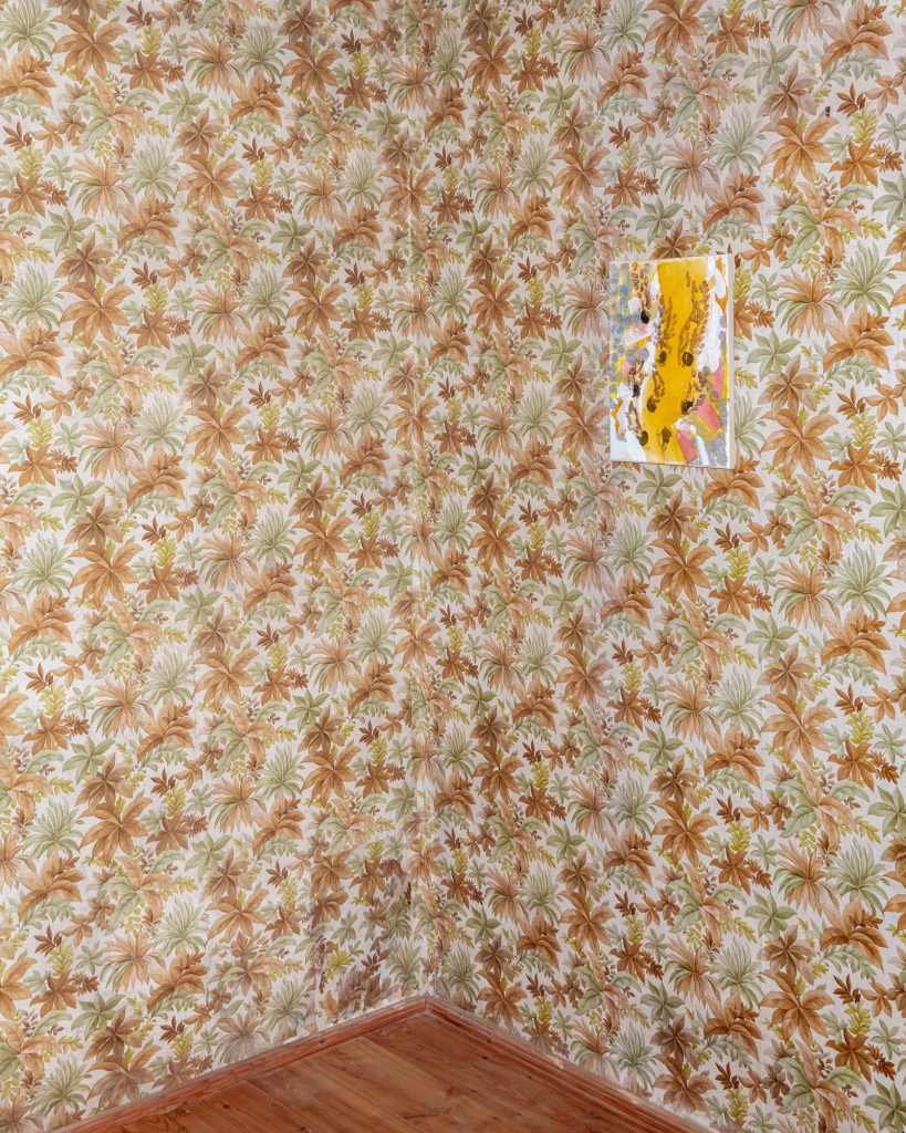 C U at Sadka Kraków Installation view 1 Solo exhibition “Mum, do caterpillars go to heaven?” by Michael Markwick at C U at Sadka, Kraków, Poland. 2025. Photo credit: Andrzej Frydrych.